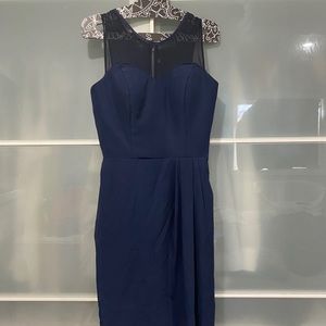 Customized, sheer top, short, bridesmaid dress